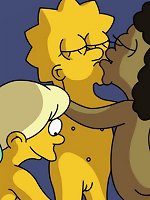 Janey Powell, Lisa Simpson from The Simpsons cartoon