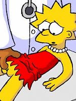 Julius Hibbert, Lisa Simpson from The Simpsons cartoon